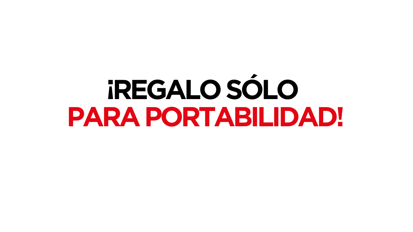 Cámbiate a Claro con el mismo número. ¡Regalo sólo para portabilidad! Internet ilimitado de alta velocidad, pagando solo la mitad.